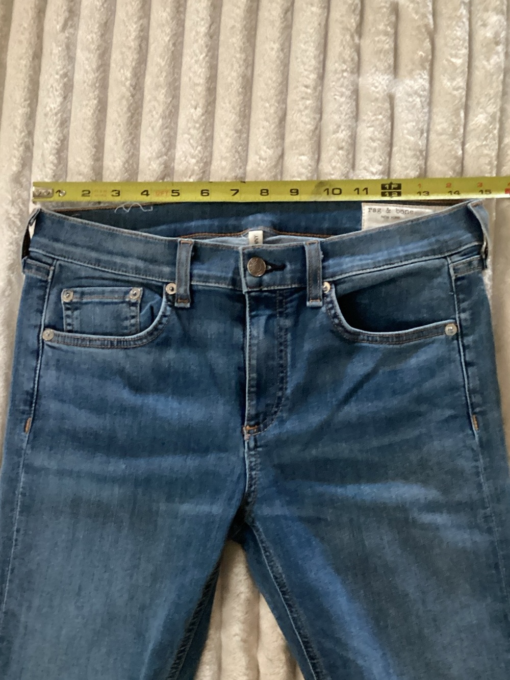 rag & bone Women's Skinny Jeans in Dark Blue